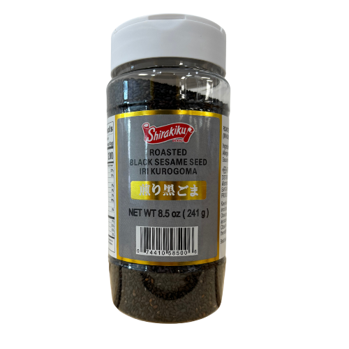 SHIRAKIKU ROASTED BLACK SESAME SEED 8.5OZ