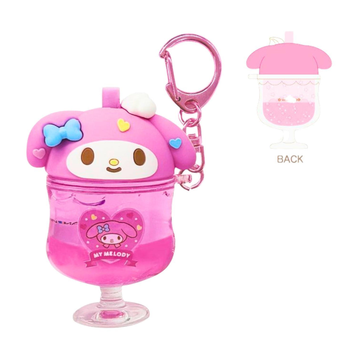 MY MELODY COLORFUL SODA KEYCHAIN