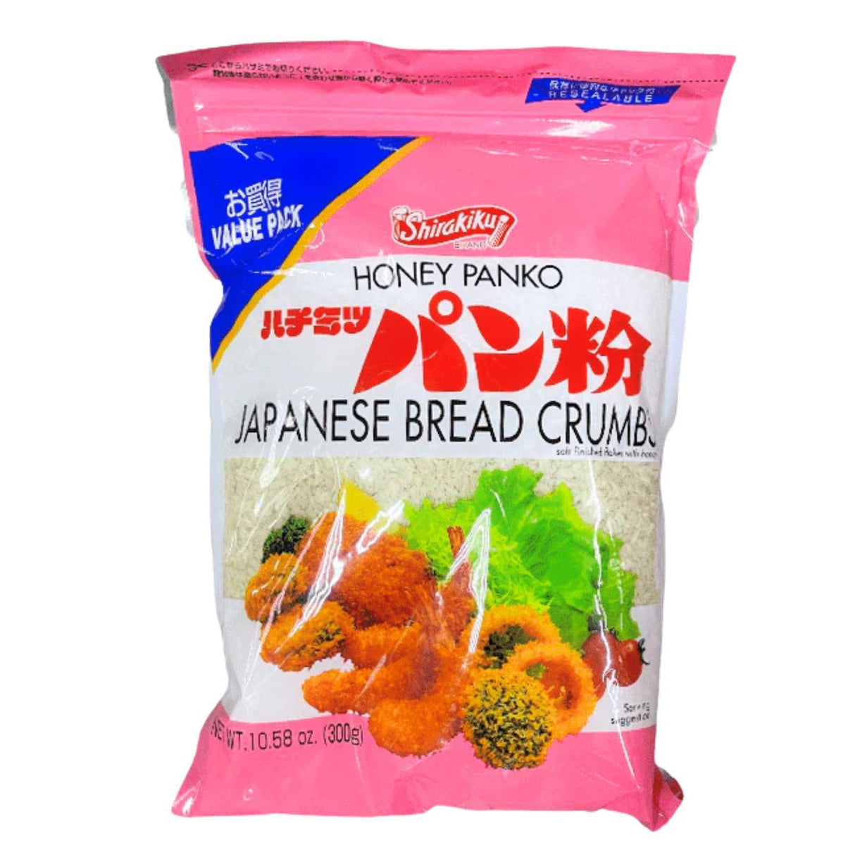 Honey Panko Japanese Bread Crumbs VALUE PACK 10.58oz/300g