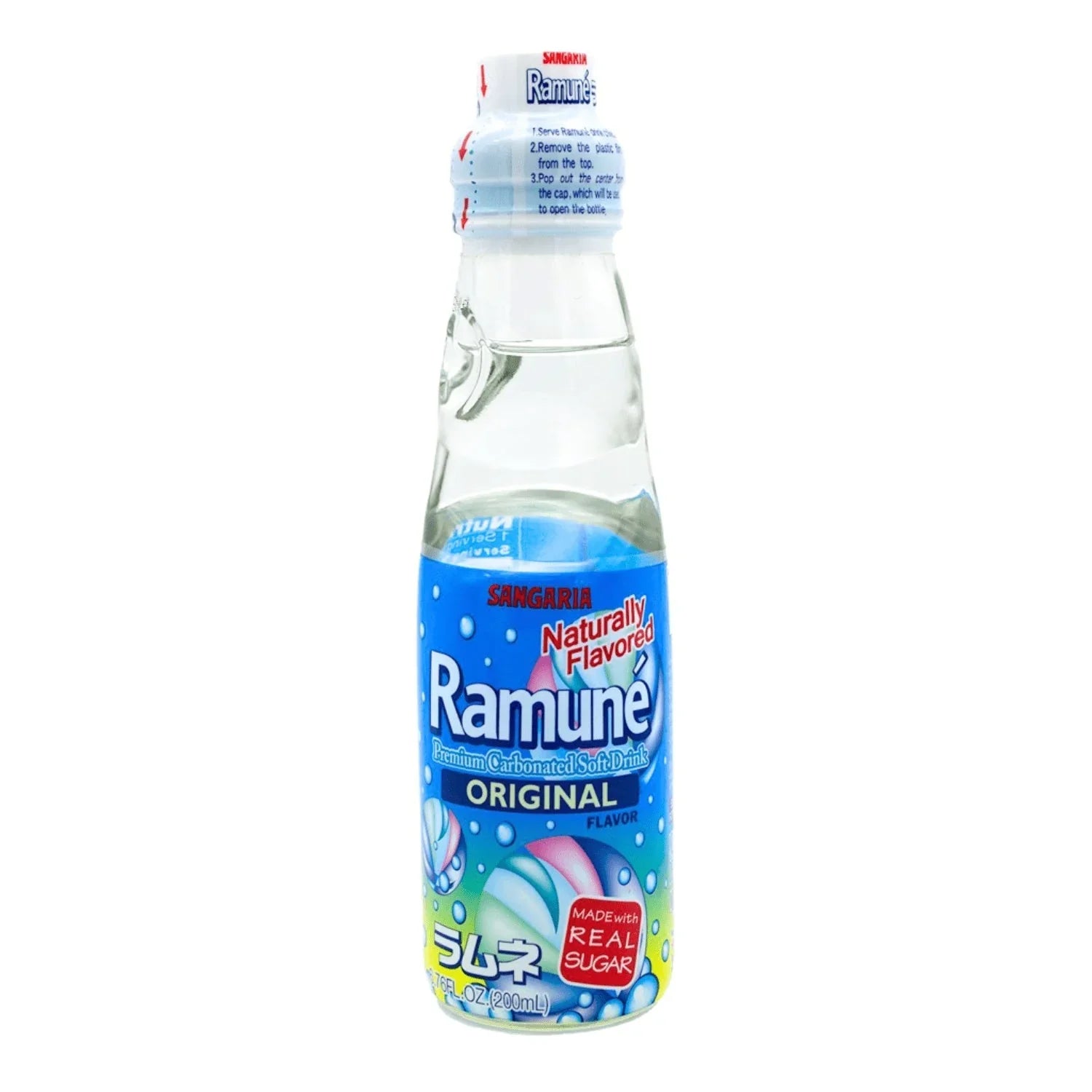 フェイスクリーム ramune SANGARIA RAMUNE, FLAVOR - ORIGINAL PREMIUM CARBONATED SOFT DRINK