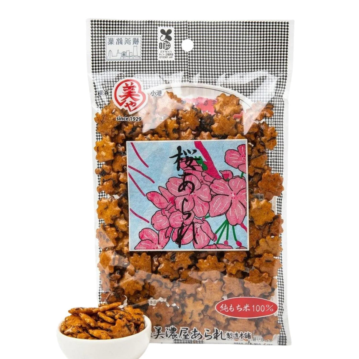 MINOYA TEMARI ARARE CHERRY BLOSSOM ARARE 55G/1.9OZ Copy - GOHAN Market