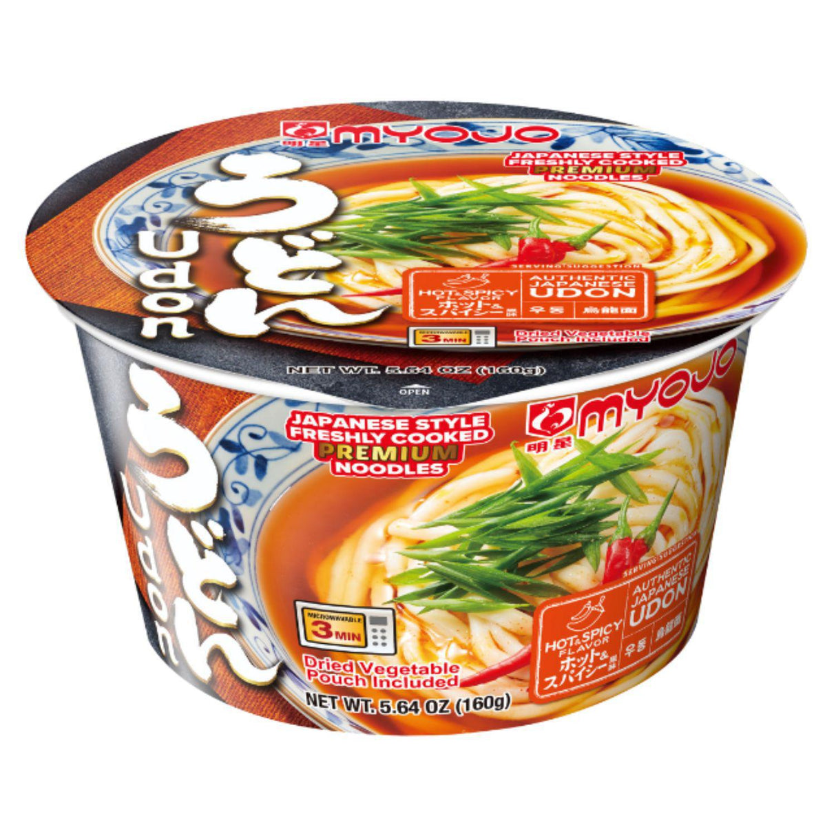 MYOJO BOWL UDON HOT 5.64OZ/160G