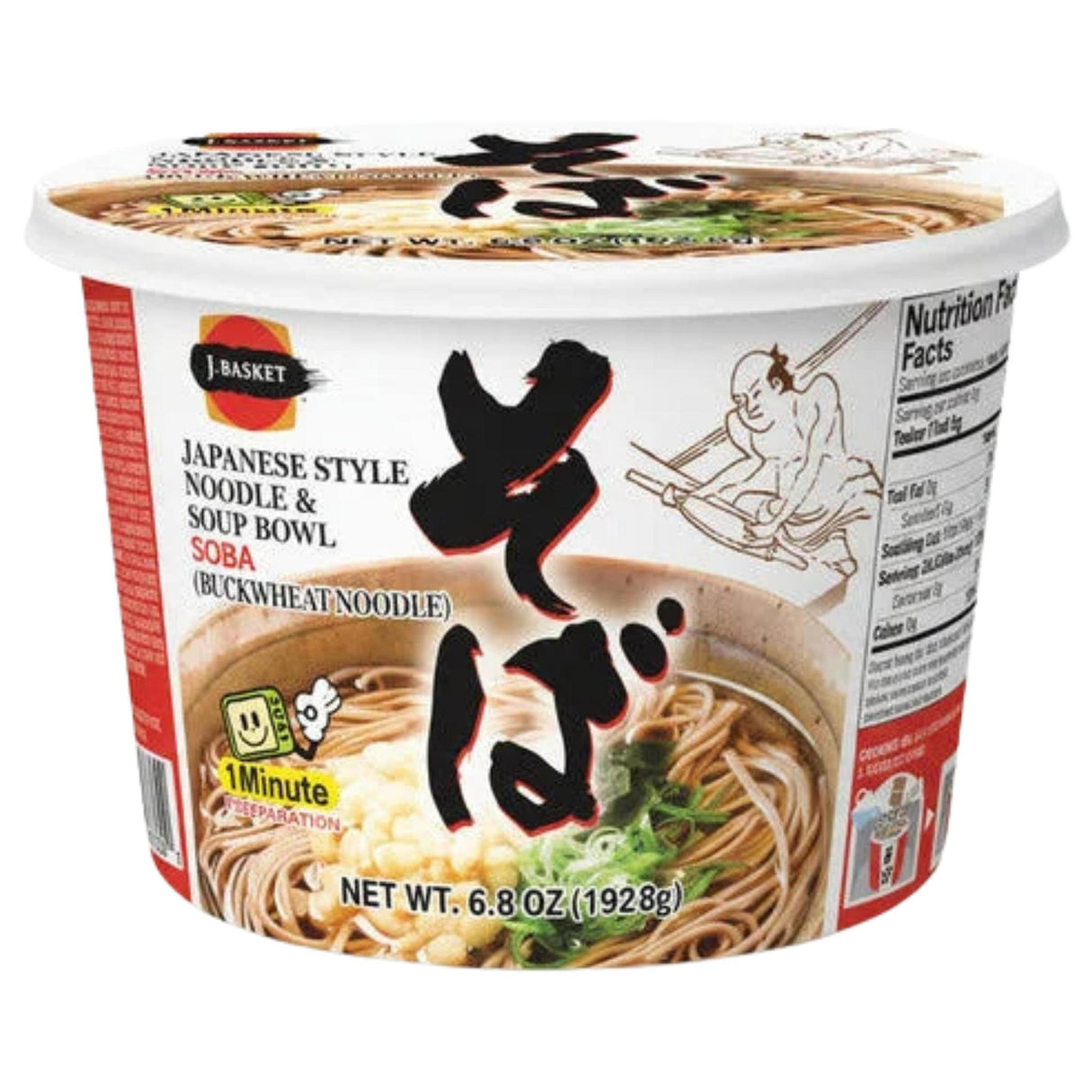JB INSTANT CUP SOBA 6.80 OZ