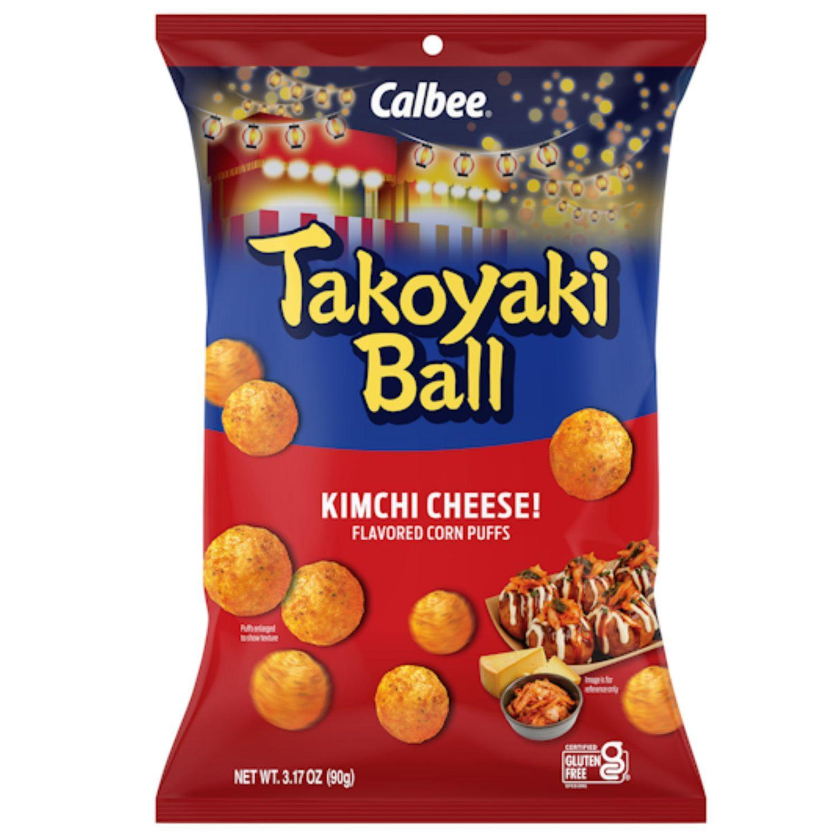 Calbee Takoyaki Ball KIMCHI CHEESE 3.17oz/90g