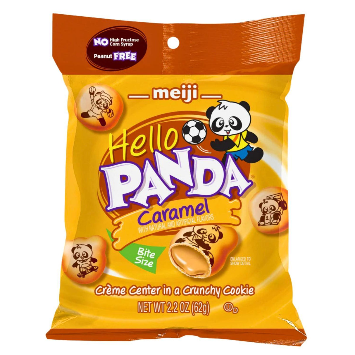 MEIJI HELLO PANDA COOKIE CARAMEL 2.20oz