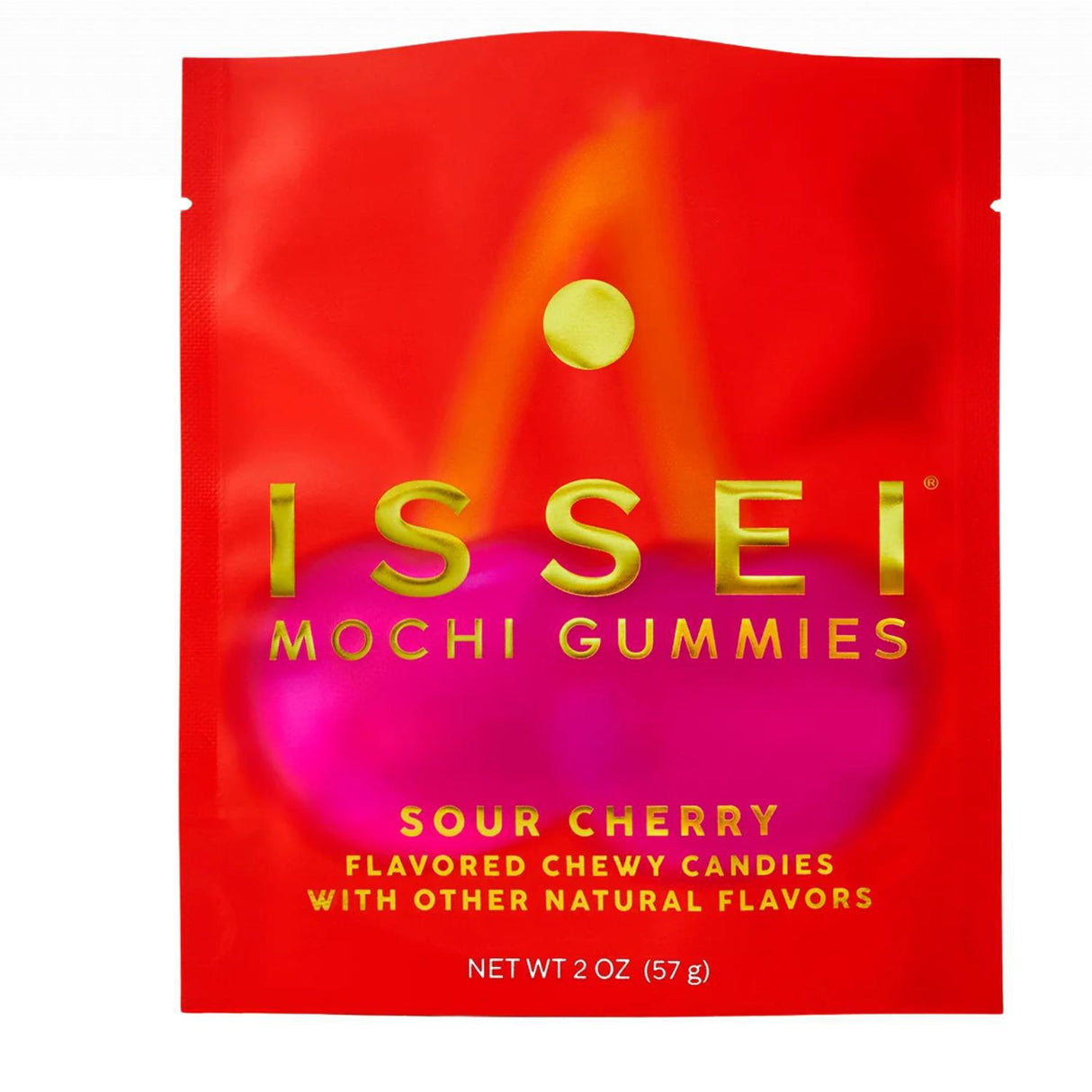 ISSEI MOCHI GUMMIES SOUR CHERRY 2OZ/57G