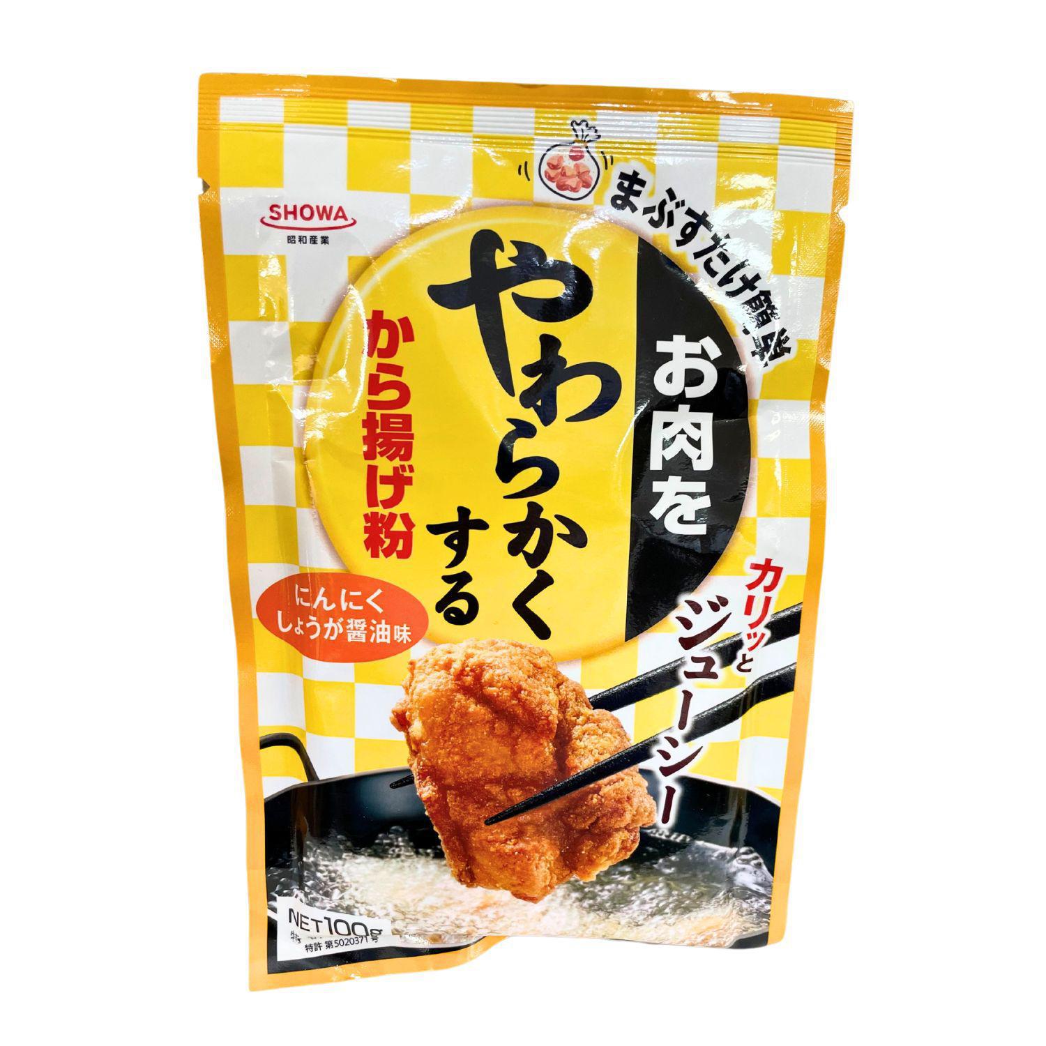 ＪＡＰＡＮＥＳＥ ＣＯＯＫＩＮＧ SHOWA YAWARAKA KARAAGE KO SOY SAUCE GINGER BATTER MIX 3.5OZ