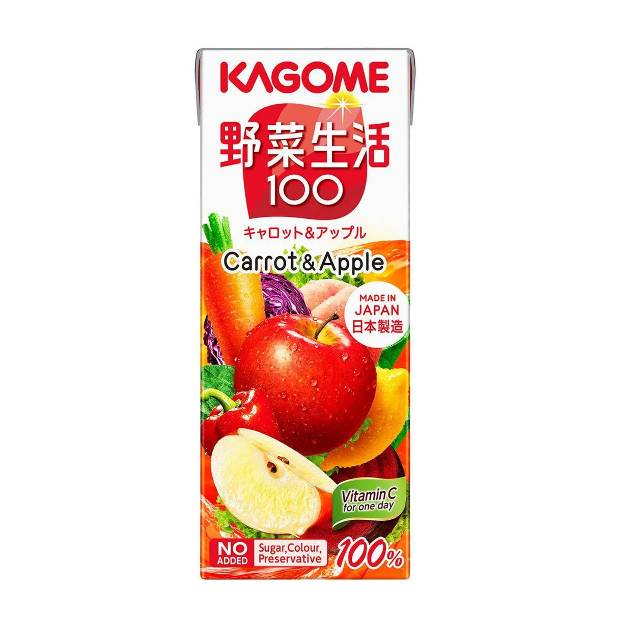 KAGOME CARROT & APPLE JUICE 6.76 FL OZ - GOHAN Market