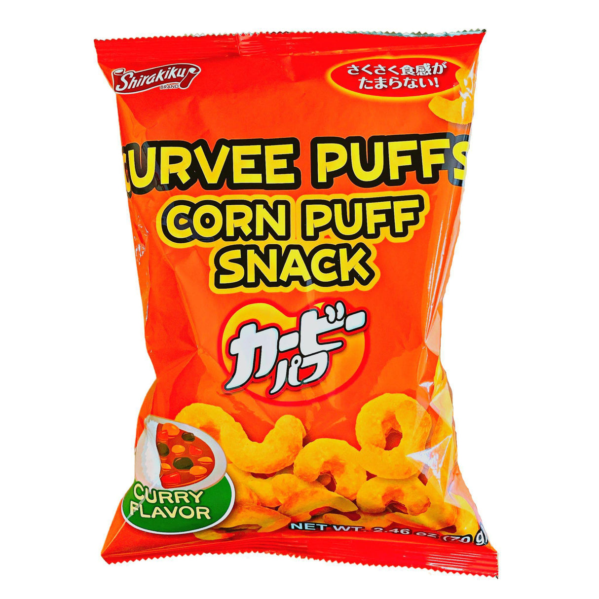 EXPIRING ON 5/17/2024 CURVEE PUFF CURRY 2.46OZ