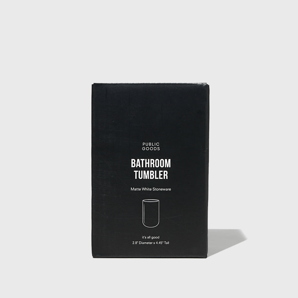 Stoneware Bathroom Tumbler