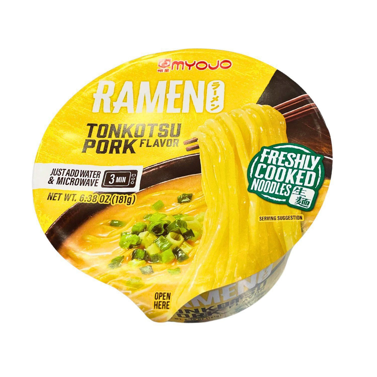 MYOJO BOWL TONKOTSU RAMEN 6.38OZ/181G