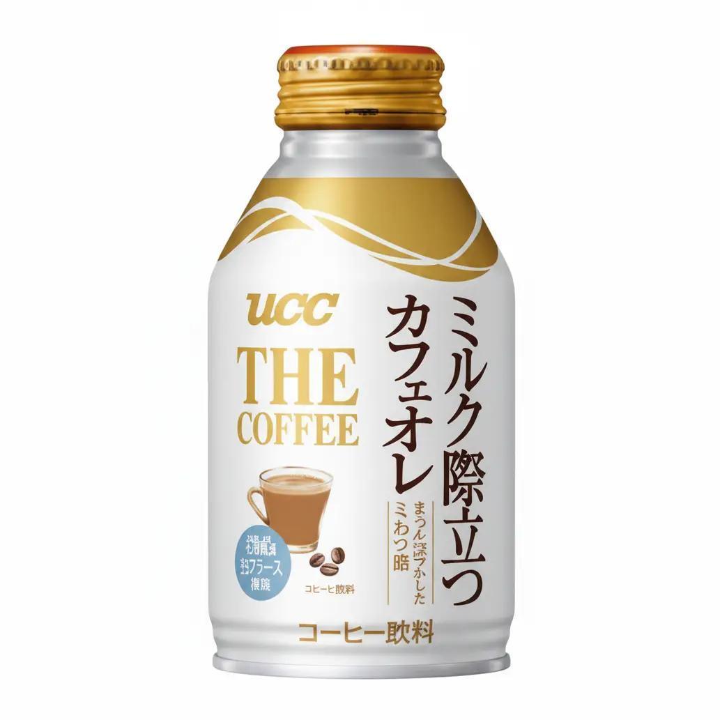 UCC Caffe Latte ,Rich & Creamy Coffee with Milk, 8.79 fl oz