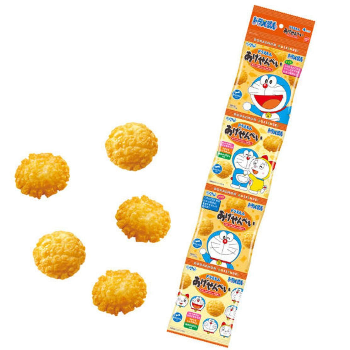EXPIRING ON 6/30/2026 BANDAI DORAEMON AGE SENBEI 4 PACK