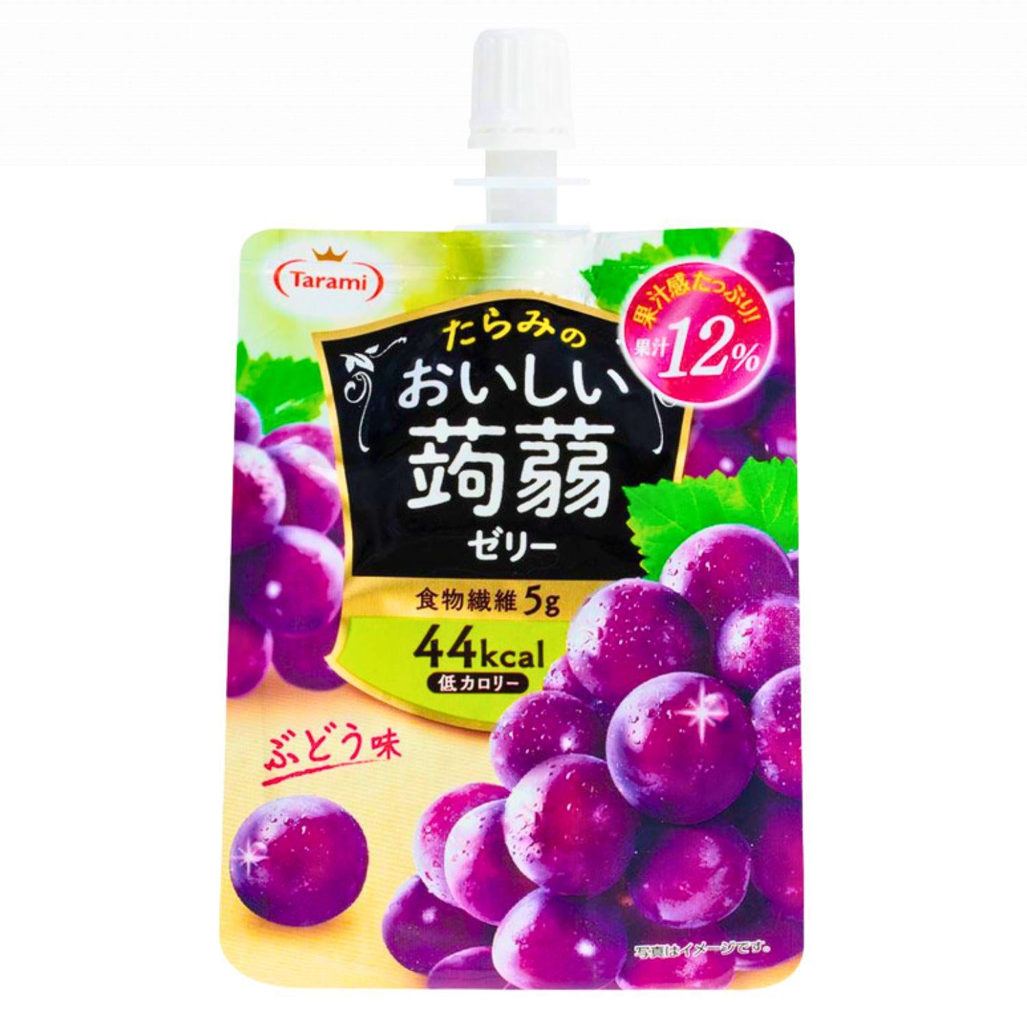 TARAMI SOFT JELLY DRINK GRAPE 5.2OZ