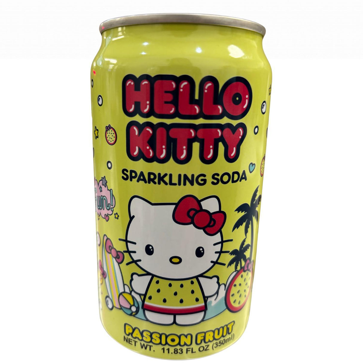 HELLO KITTY SPARKLING SODA PASSION FRUIT 350ML