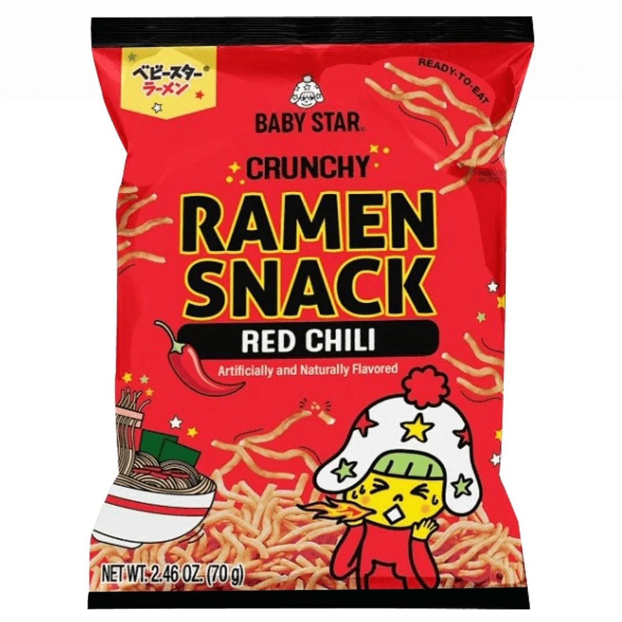 BABY STAR TINY RED CHILI 2.46OZ/70G - GOHAN Market