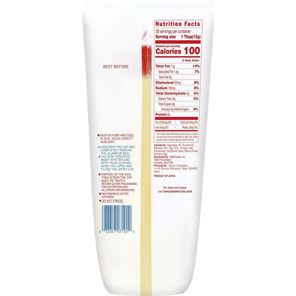 KEWPIE MAYONNAISE 15.72FL OZ/450G - GOHAN Market