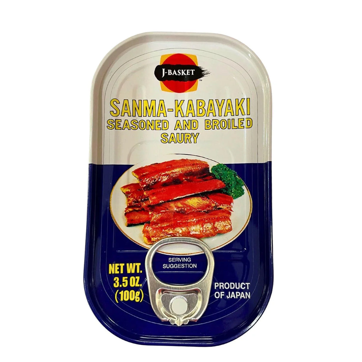 J-BASKET SANMA-KABAYAKI SEASONED AND BROILED SAURY 3.5OZ/100G - GOHAN Market