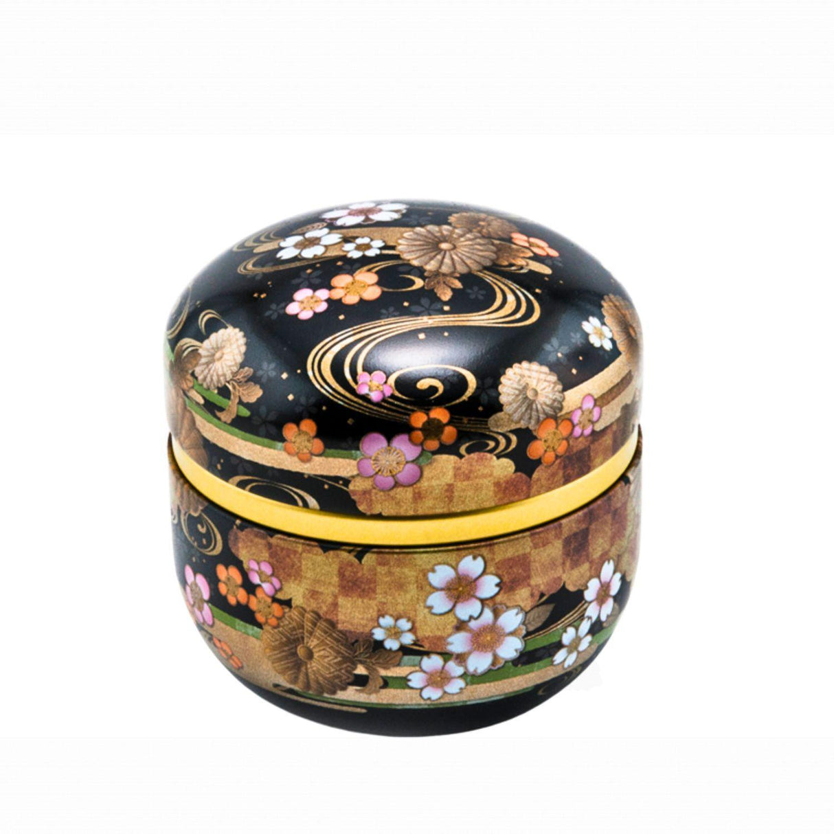 BLACK - STAINLESS STEEL TEA CONTAINER 3.5OZ/100G