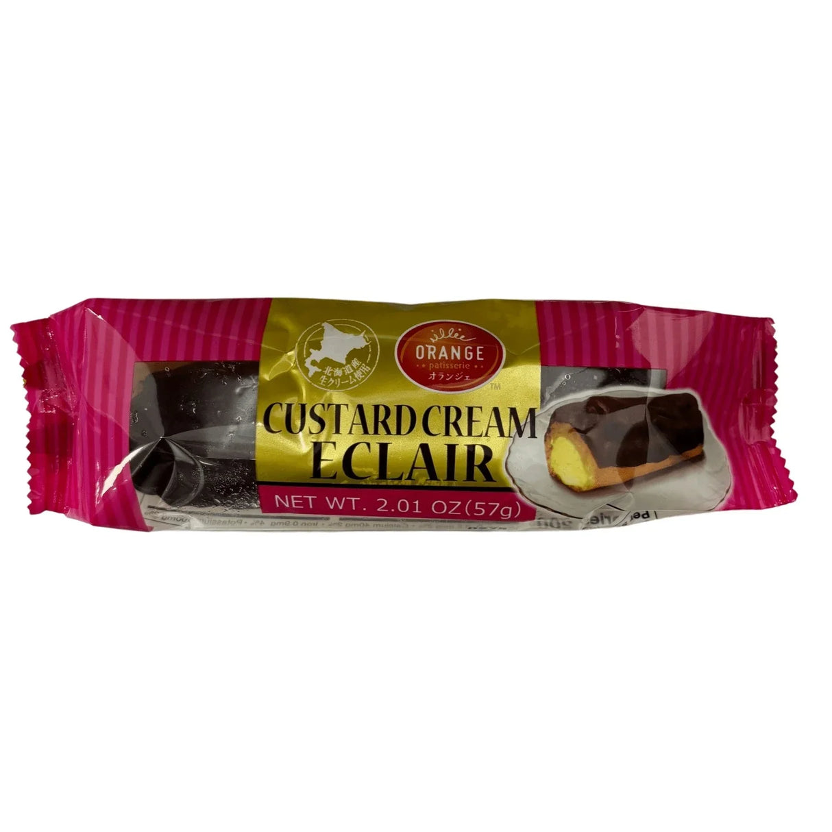 ORANGE CUSTARD CREAM ECLAIR 2.01 OZ