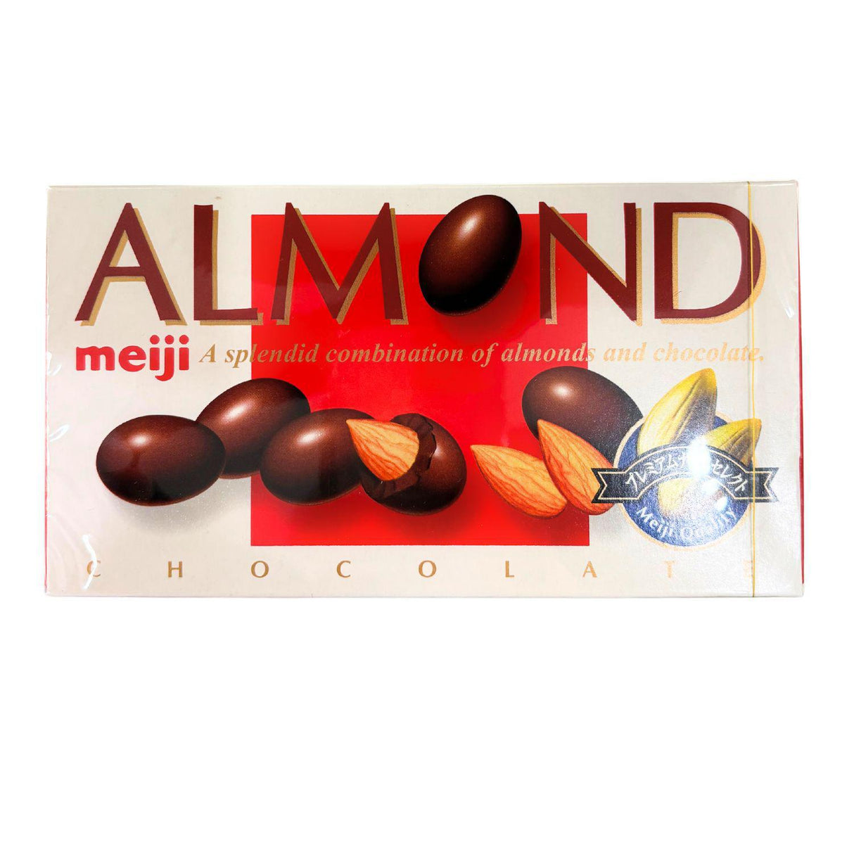 EXPIRING ON 11/30/2025 Meiji Almond Choco 3.10oz/88g