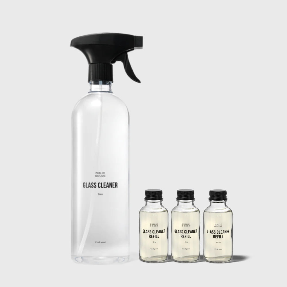 Glass Cleaner & Refills Set