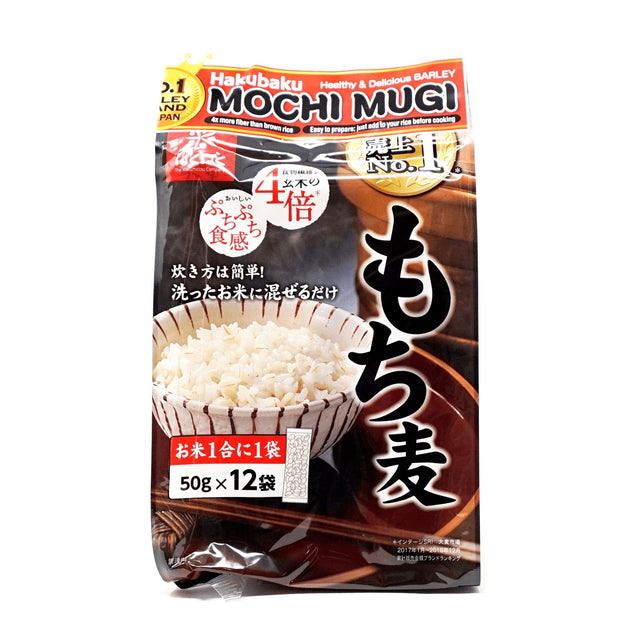 HAKUBAKU MOCHI MUGI 50G X 12BAGS 21.2OZ/600G