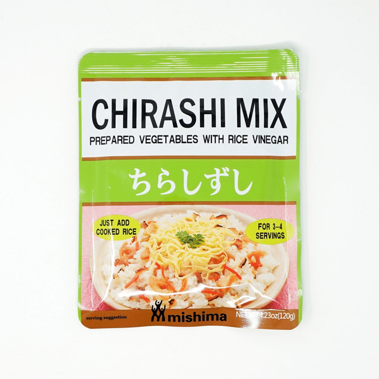 MISHIMA CHIRASHI MIX PREPARED VEGETABLES WITH RICE VINEGAR 4.23OZ