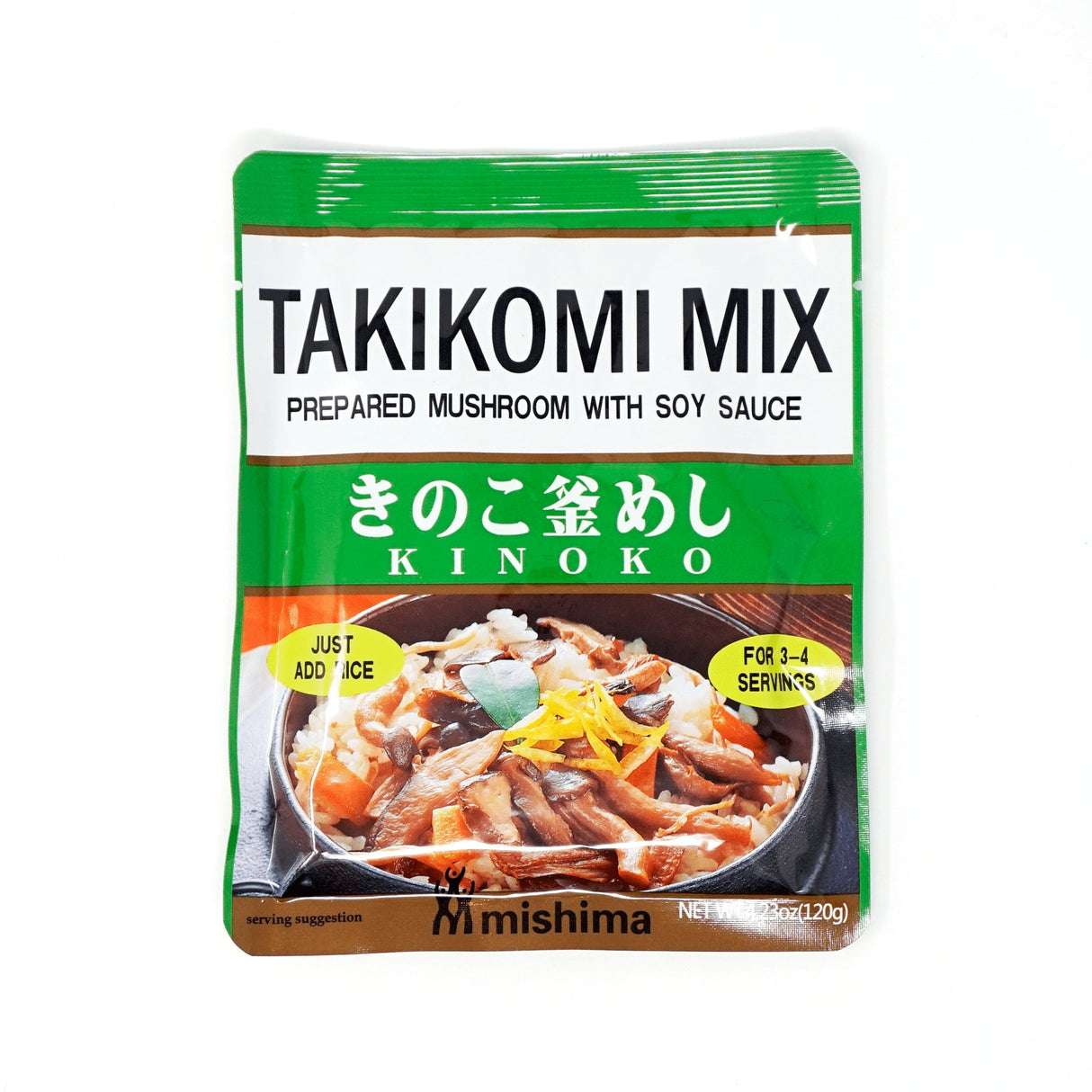 MISHIMA TAKIKOMI MIX PREPARED VEGETABLES WITH SOY SAUCE KINOKO 4.23OZ