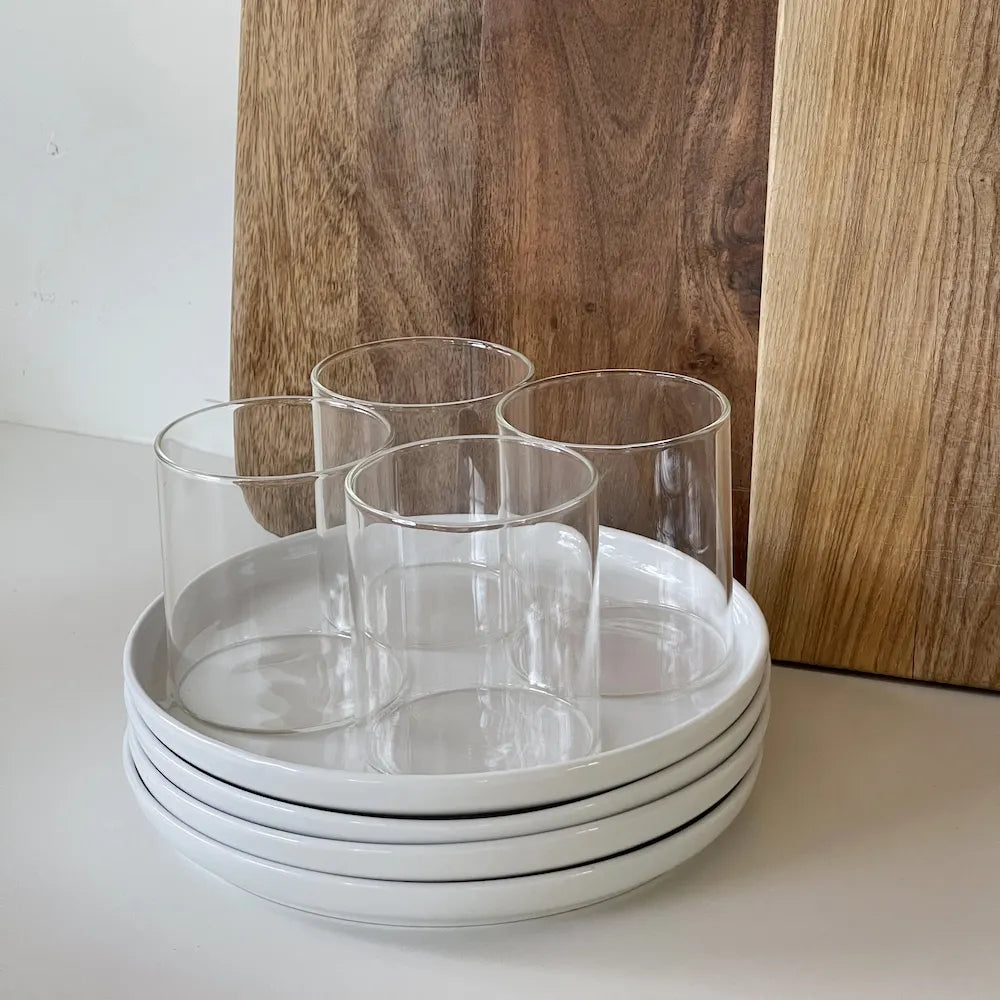 Ceramic Dinner Plates (Set of 4)