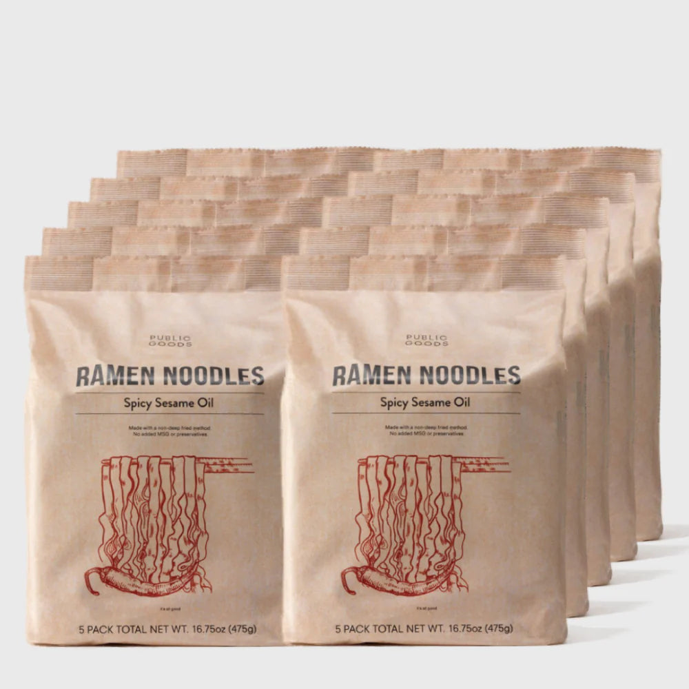 Spicy Sesame Oil Ramen Noodles