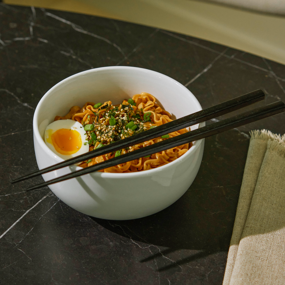 Spicy Sesame Oil Ramen Noodles