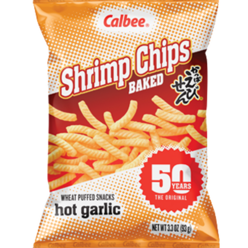 Calbee Shrimp Chips Hot Garlic 3.3oz/94g - GOHAN Market