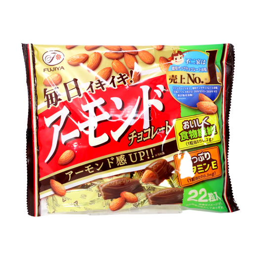 Expiring on 6/30/2022 FUJIYA Almond Chocolate Pack 3.91oz/111g - GOHAN Market