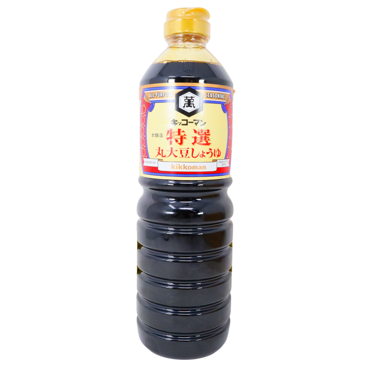 KIKKOMAN TOKUSEN EXTRA FANCY WHOLE BEANS SOY SAUCE 33.8FL OZ/1L