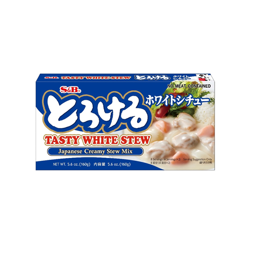 SB Torokeru Tasty White Stew Japanese Creamy Stew Mix 8 Servings 5.6oz/160g
