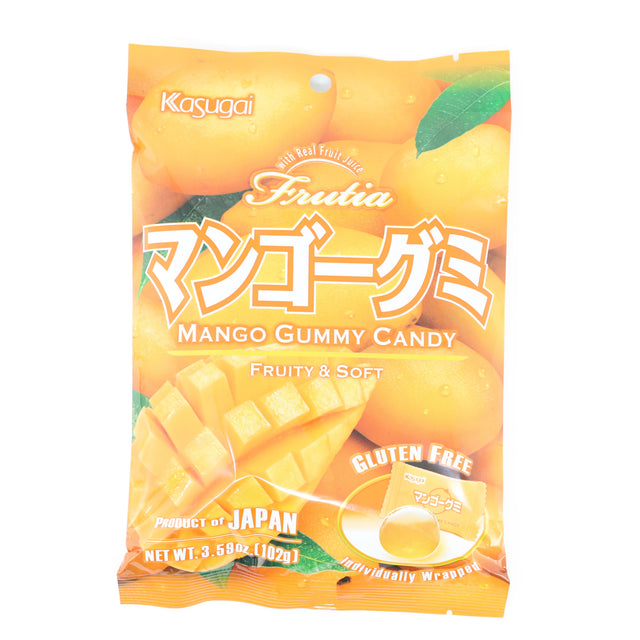 KASUGAI MANGO GUMMY CANDY 3.59OZ
