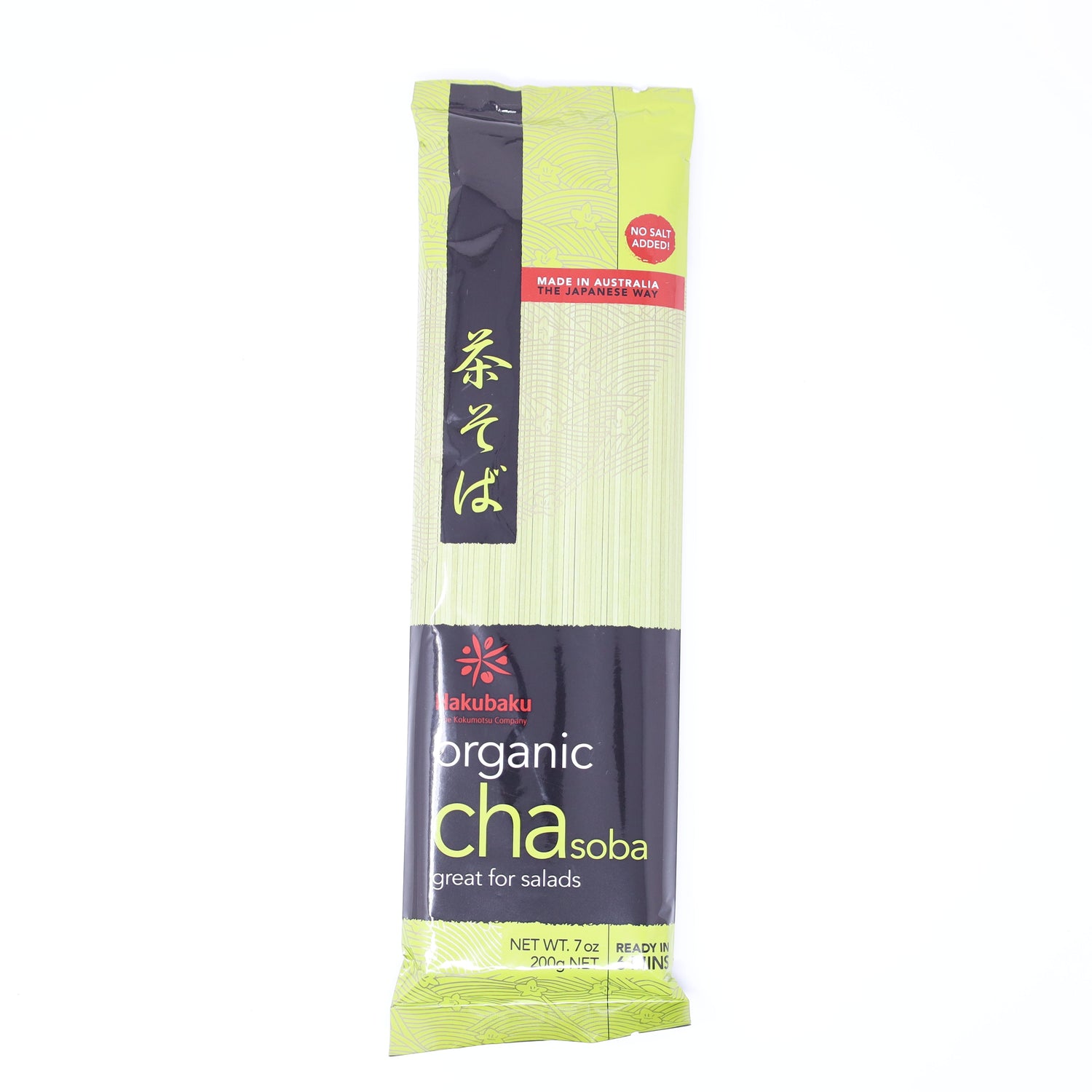 HAKUBAKU ORGANIC CHASOBA 7OZ/200G