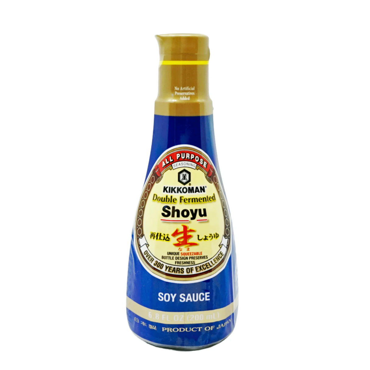 KIKKOMAN DOUBLE FERMENTED SHOYU SOY SAUCE 6.8FL OZ/200ML