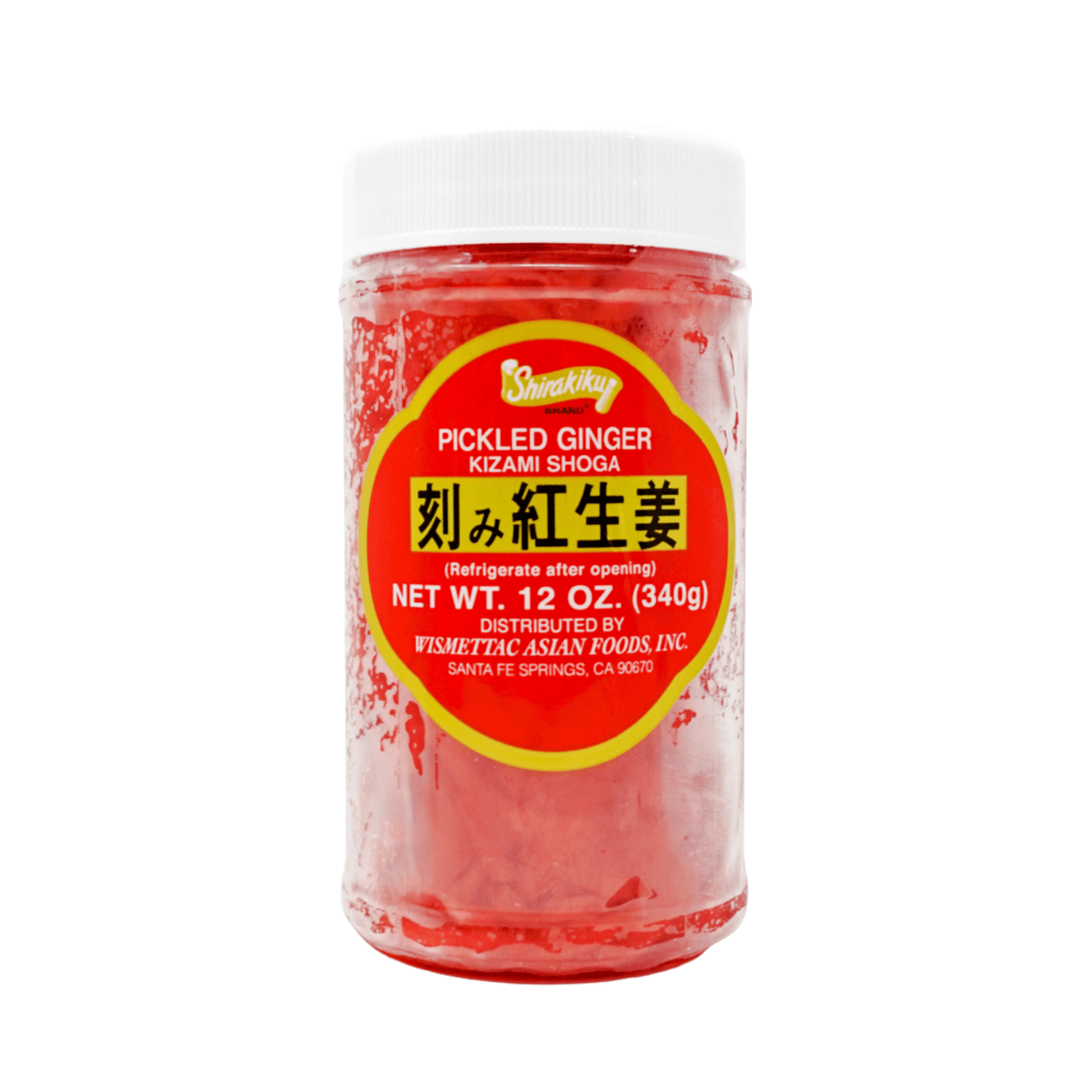 SHIRAKIKU KIZAMI SHOGA PICKLED GINGER BOTTLE 12OZ/340G