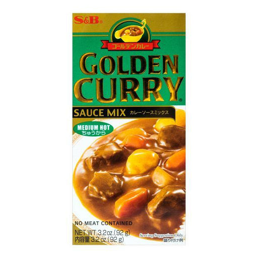 SB Golden Japanese Curry Sauce Mix Med Hot 3.2oz/92g