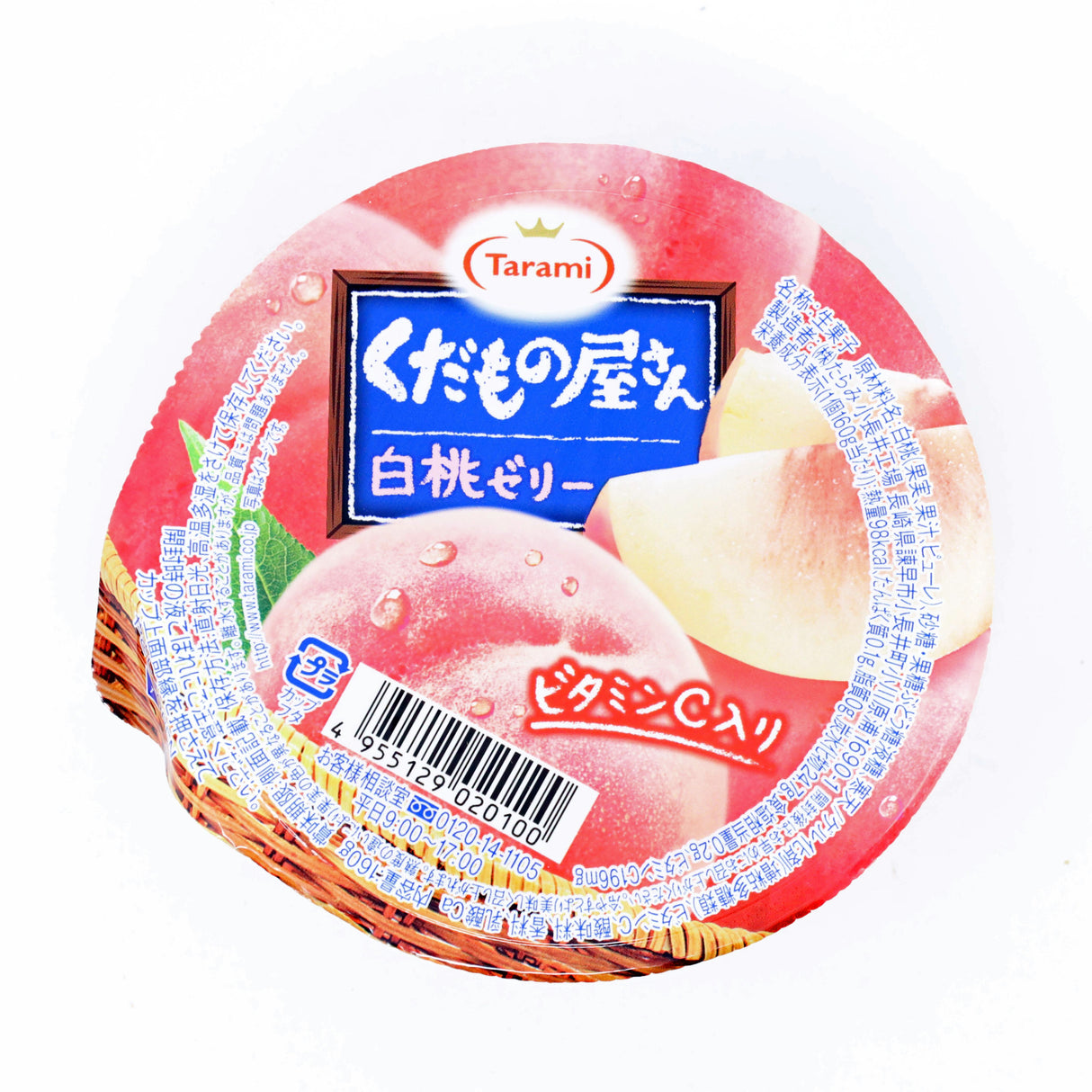 TARAMI KUDAMONOYASAN MOMO JELLY 5.6OZ/160G