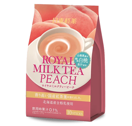 NITTOH TEA ROYAL MILK TEA PEACH 10P 140GR/4.94OZ