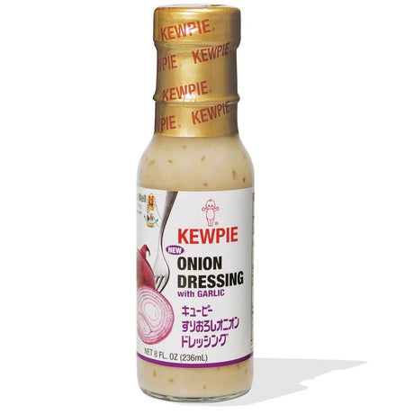 KEWPIE ONION DRESSING WITH GARLIC 8FL OZ/236ML