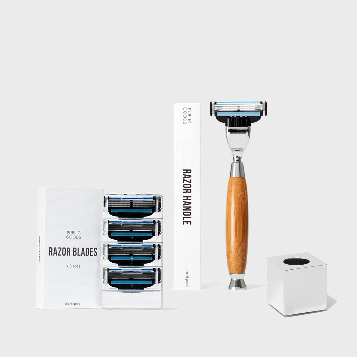 Razor w/ Stand and Blades Bundle