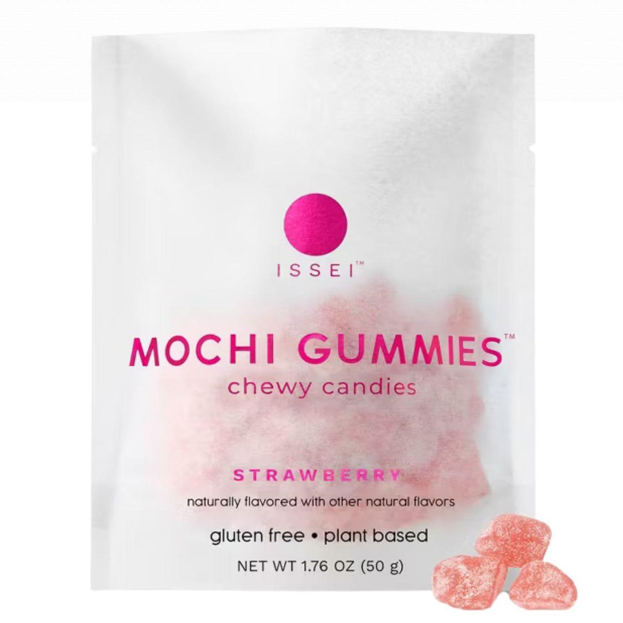 ISSEI MOCHI GUMMIES STRAWBERRY 2OZ/57G