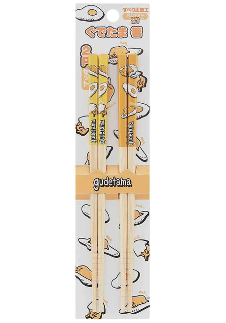 GUDETAMA BAMBOO CHOPSTICKS 2PCS SET #A
