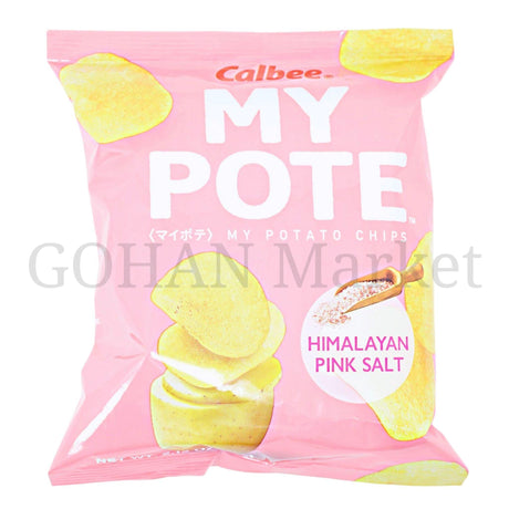 CALBEE MY POTE MY POTATO CHIPS HIMALAYAN PINK SALT 2.12OZ/60G