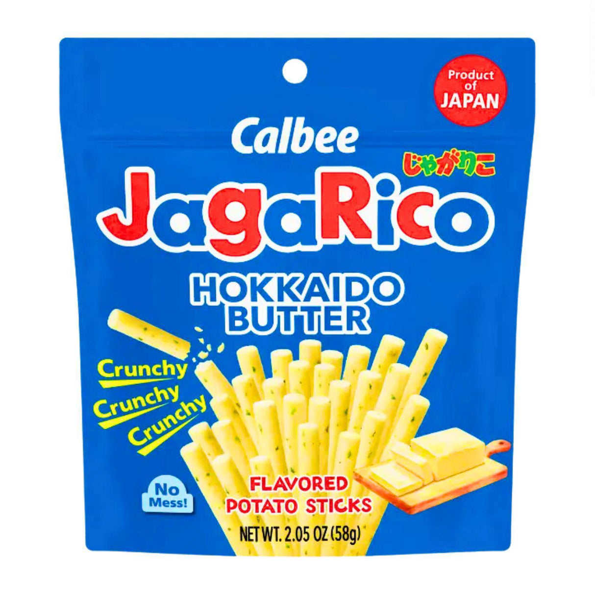 CALBEE JAGARICO HOKKAIDO BUTTER FLAVORED POTATO SNACK 2.05OZ/58G