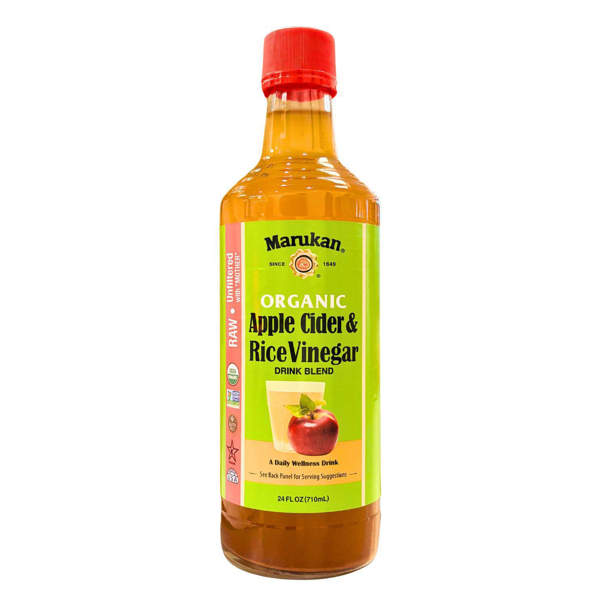 MARUKAN ORG'C APPLE & RICE VINEGAR